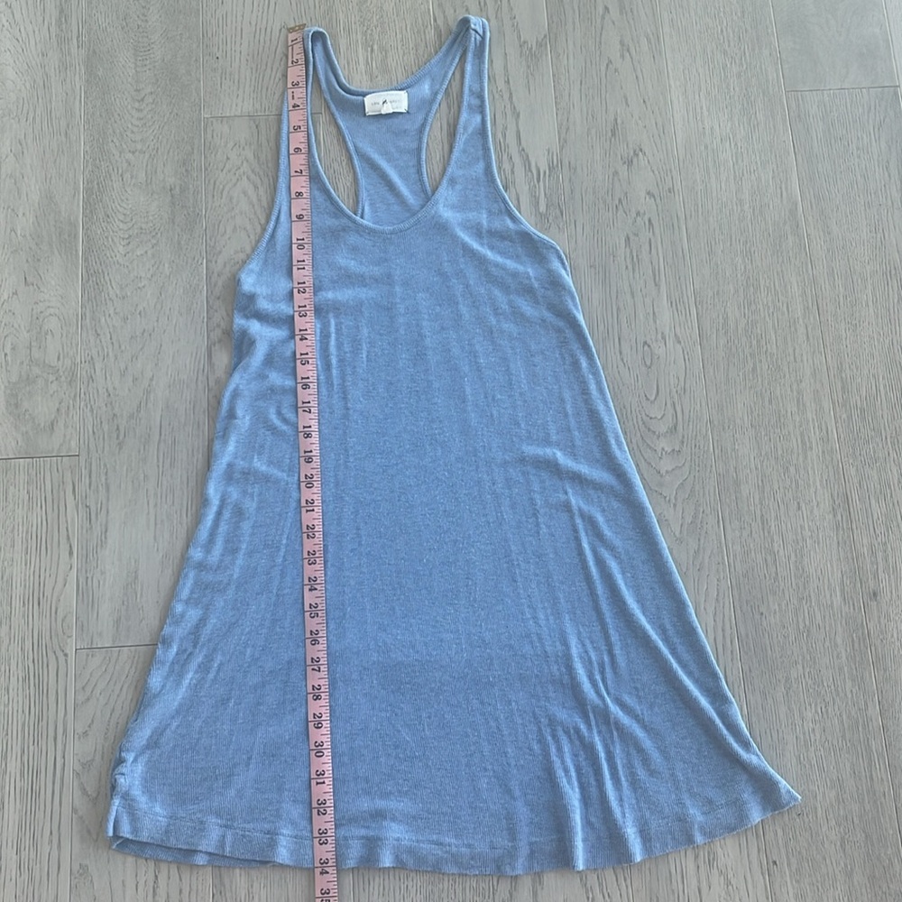 Lou & Grey Light Blue Sleeveless Mini Dress Racerback Size Small - Picture 4 of 4